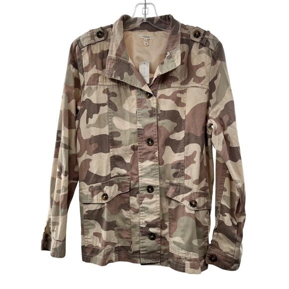 Maurices Jackets & Blazers - Maurices Camouflage Jacket Button Up Long Sleeve Multicolor Size Mdium New